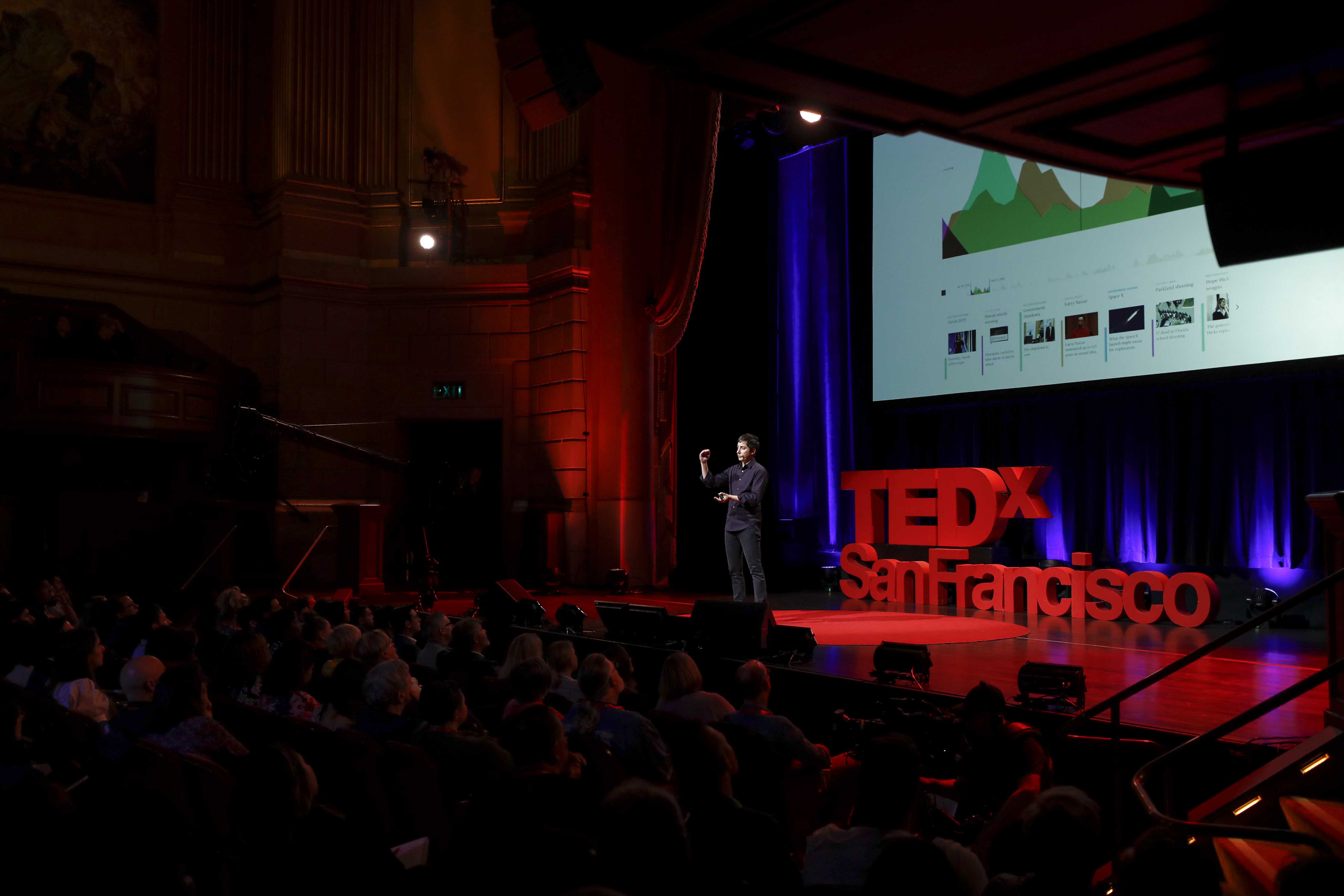Christian Marc Schmidt presenting at TEDx San Francisco