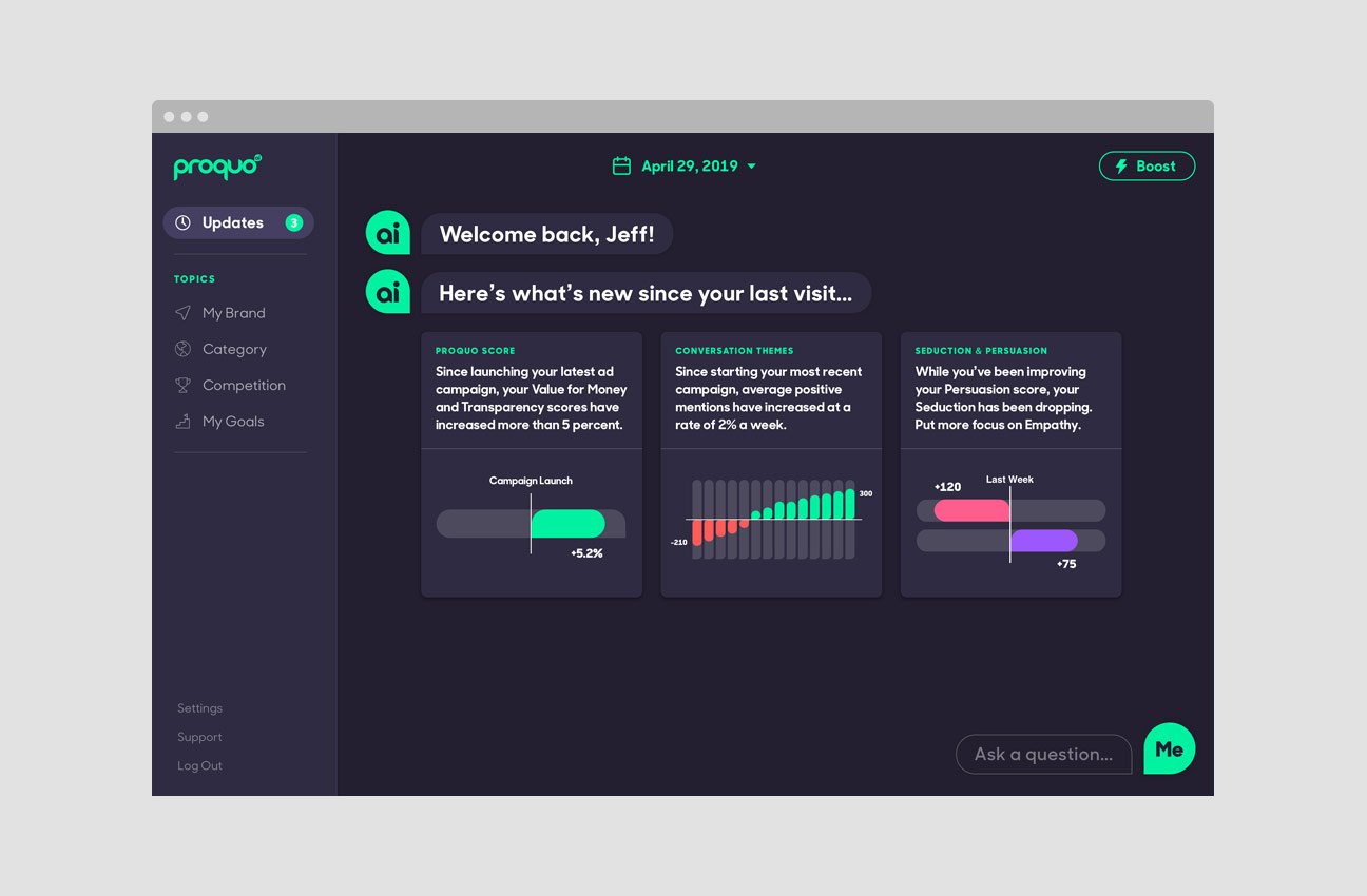 ProQuo AI Visual Identity, Application, and Website project image 1
