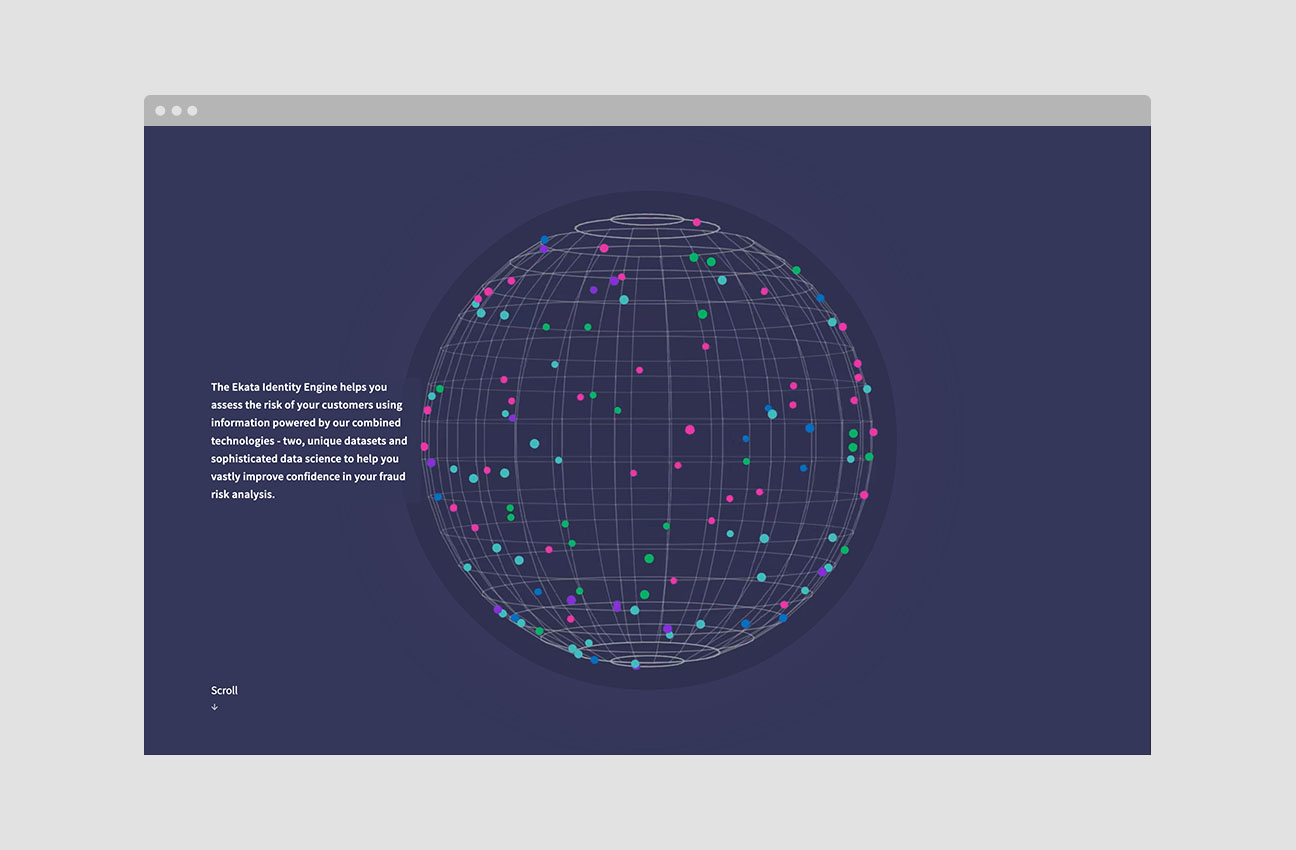 Ekata Microsite project image 1